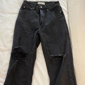 Dark Grey Abercrombie Jeans